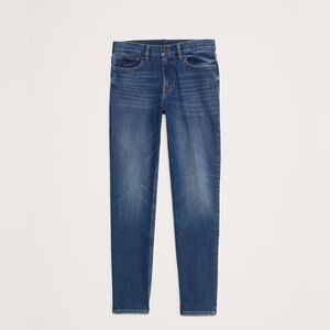 ($130) Banana Republic Slim Traveler Jean 2.0 (Size: 34W30L; Color: Medium Wash)